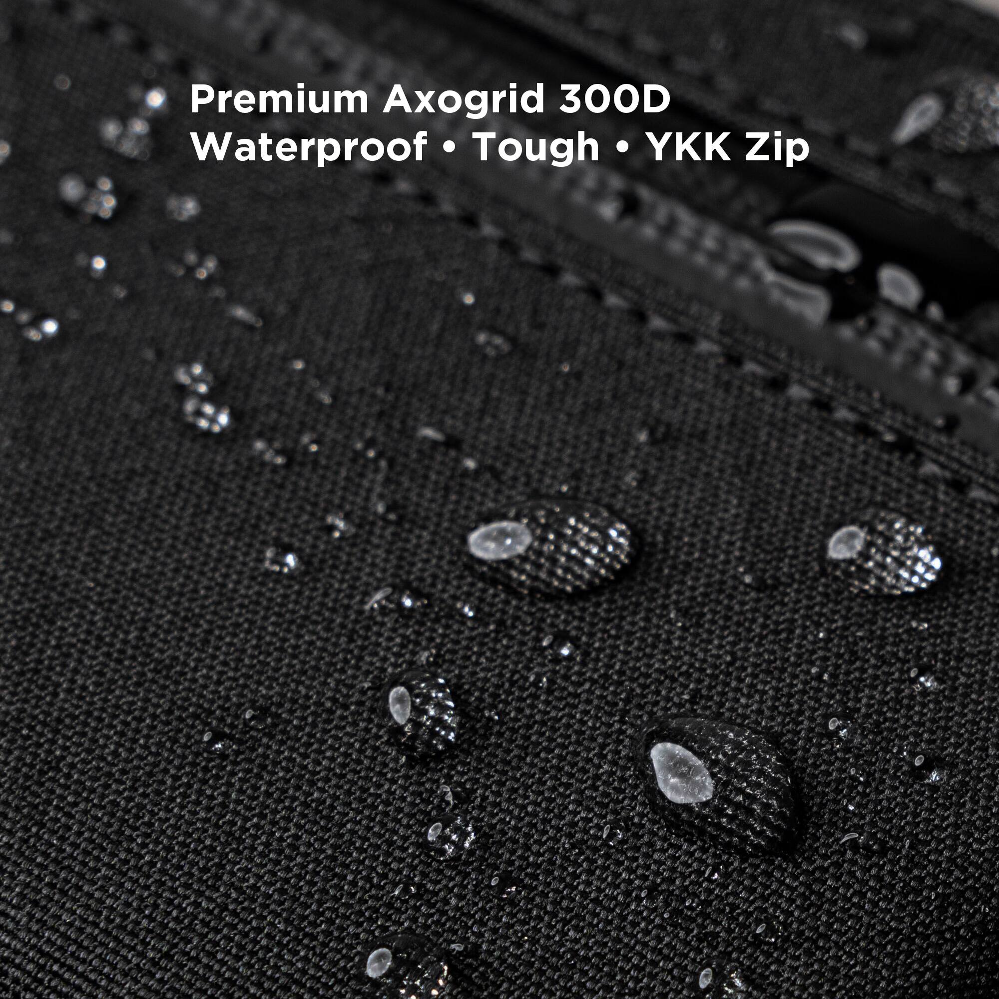 Premium Axogrid 300D Waterproof • Tough • YKK Zip