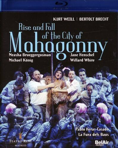 Front. Pablo Heras-Casado - Rise & Fall: Mahagonny   - BLU-RAY.