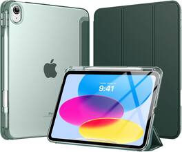 VIKESI - Case for iPad A16 11 inch 2025 / iPad 10th 10.9 inch 2022 - Fashion Design, Shock Proof Edge Cover,Full Function Support - Midnight Green