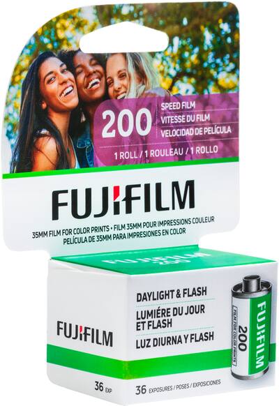 Fujifilm 135 Fujicolor 200 Color Negative Consumer Film 35mm