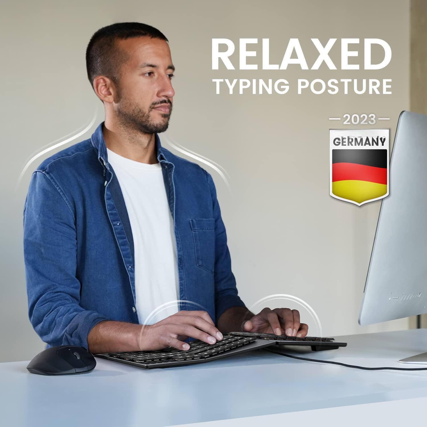 RELAXED TYPING POSTURE  
2023  
GERMANY
