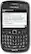 Front Standard. BlackBerry - Curve 8530 Mobile Phone - Black (Sprint).