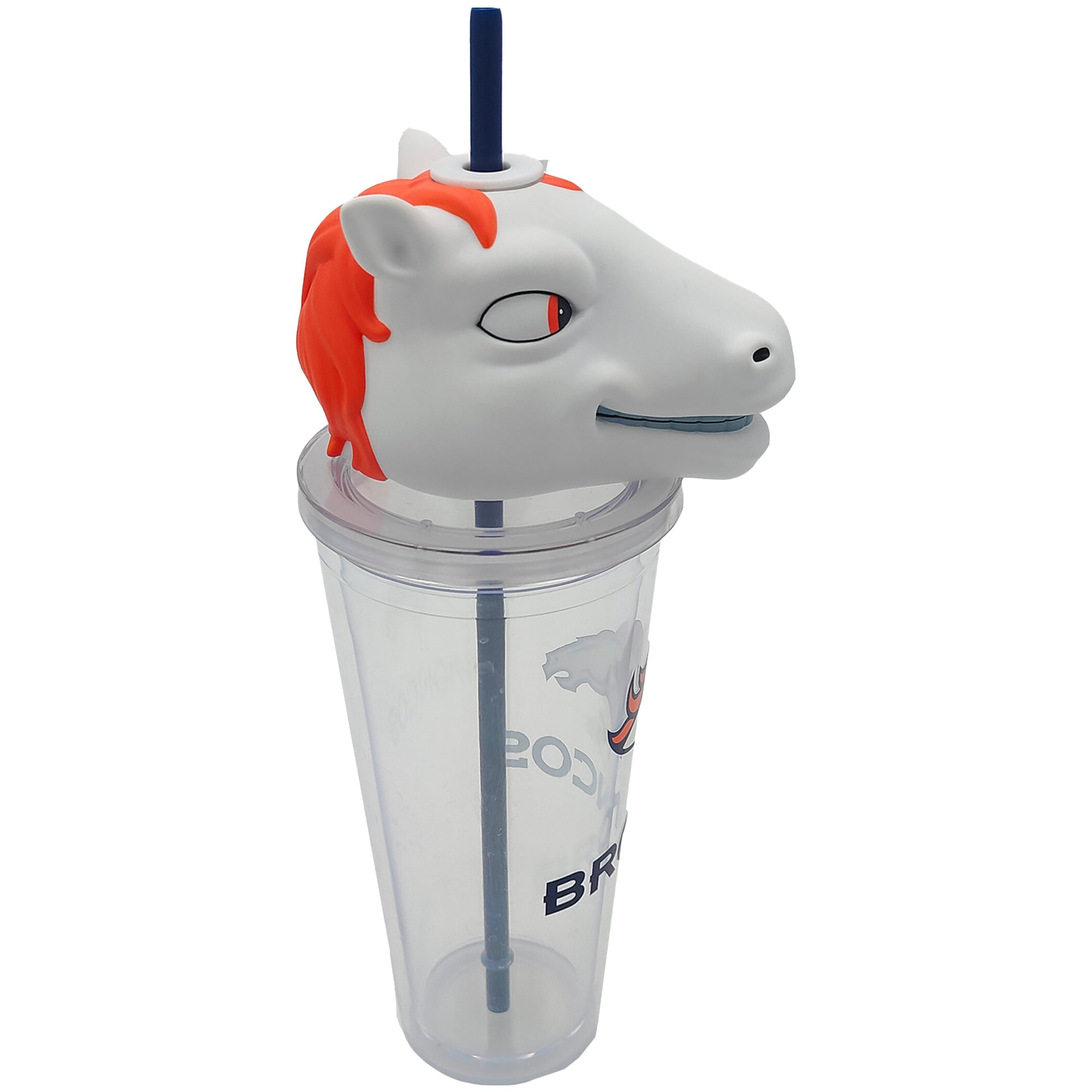 Alt View 2. Pegasus - Mascot Lid 24oz. Sipper Cup - Multicolor.