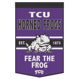 WinCraft - TCU Horned Frogs 24" x 38" Slogan Banner - Multicolor
