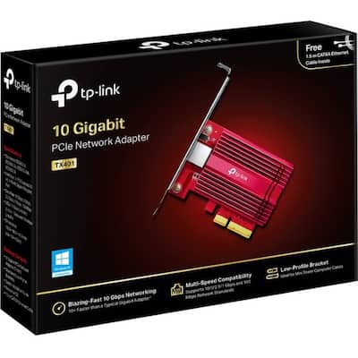TP Link TX401 10GB PCIe Network Card 10 Gigabit Ethernet Network TP Link TX401 10GB PCIe Network Card 10 Gigabit Ethernet Network