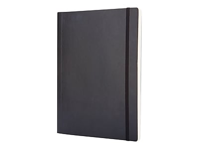Front. Moleskine - Moleskine Classic Professional Notebook, 7.5" x 10", Graph Ruled, 96 Sheets, Black (707247) - Black.
