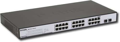 Angle Standard. D-Link - Web Smart 24-Port 10/100/1000 Gigabit Ethernet Switch.