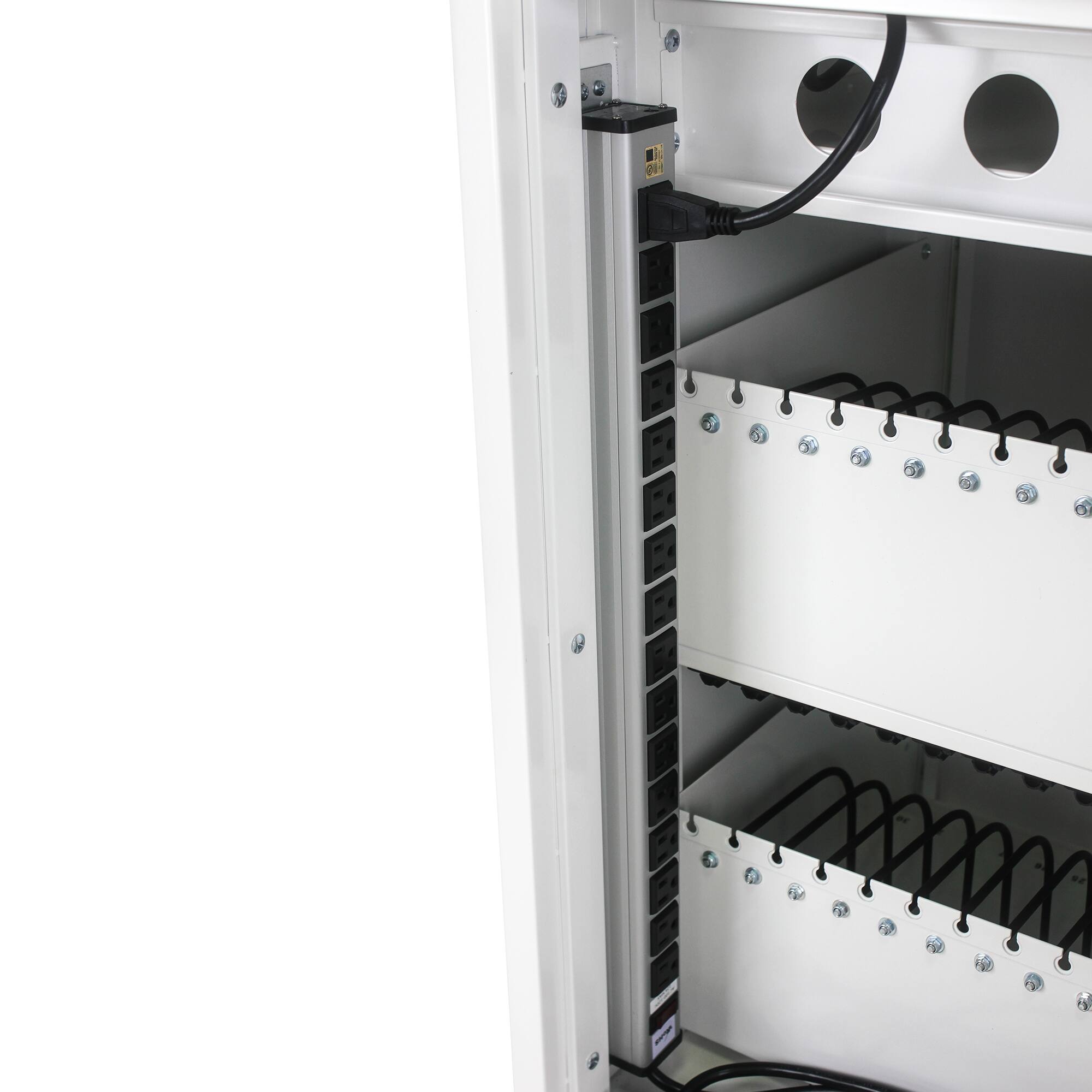 Alt View 1. APRILSOUL - Mobile Charging Cart and Cabinet for Tablets Laptops 31+4-Device.