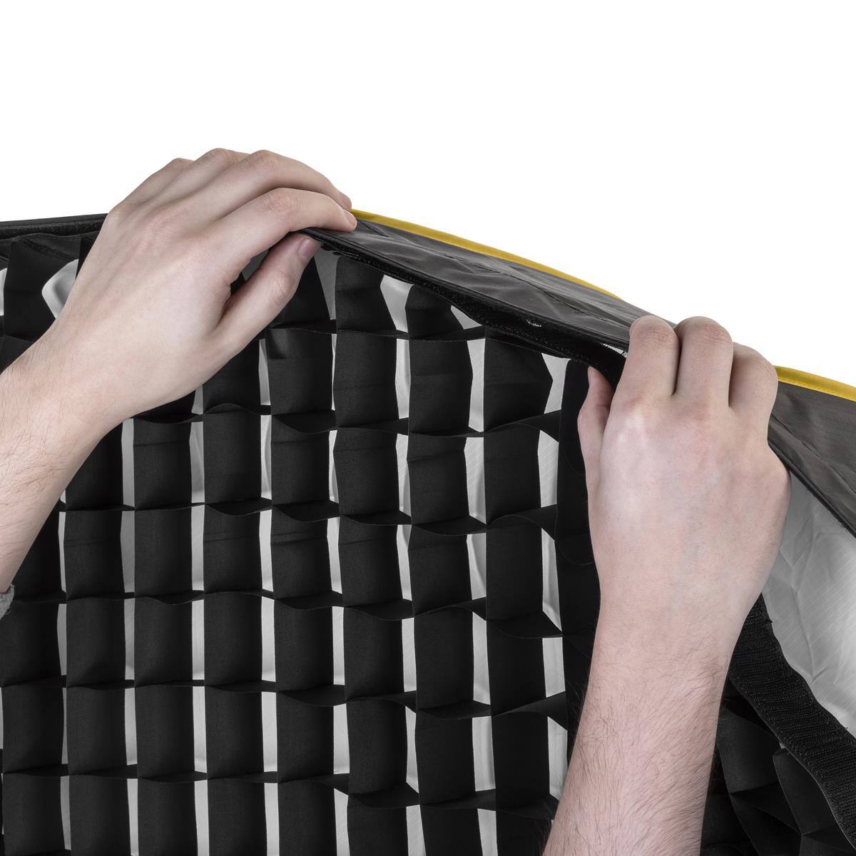 Alt View 2. Glow - Glow Eggcrate Grid for the Profond Quick-Open Deep Parabolic 27" Softbox.