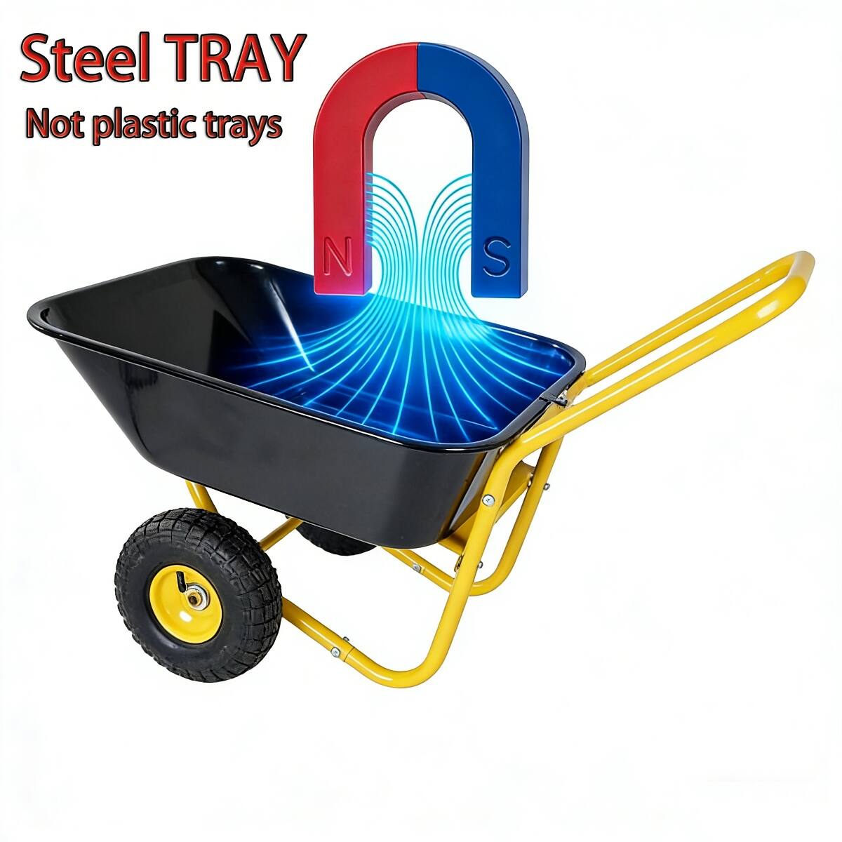 Steel TRAY  
Not plastic trays