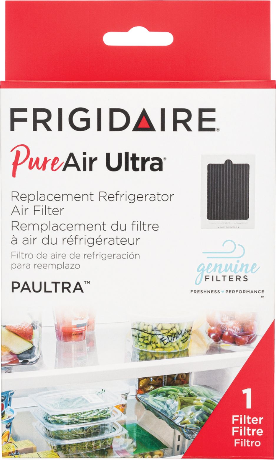 Angle View: Frigidaire PAULTRA Pure Air Ultra Refrigerator Air Filter