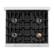 Angle. ZLINE - 30 in. Wide 4 Burner Classic Gas Built-In Gas DuoPro Cooktop (PCRTS-30) - Satin Stainless Steel.