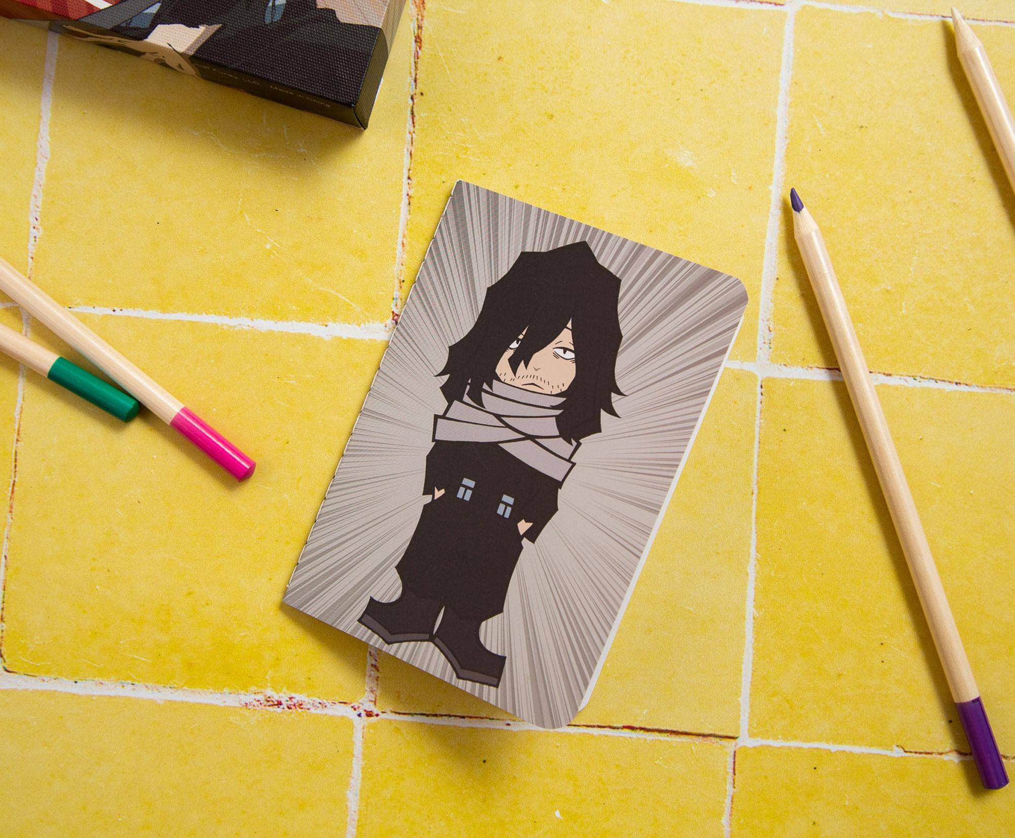 Alt View 4. Just Funky - My Hero Academia LookSee Mystery Box | Includes 5 Collectibles | Shota Aizawa - Blue.