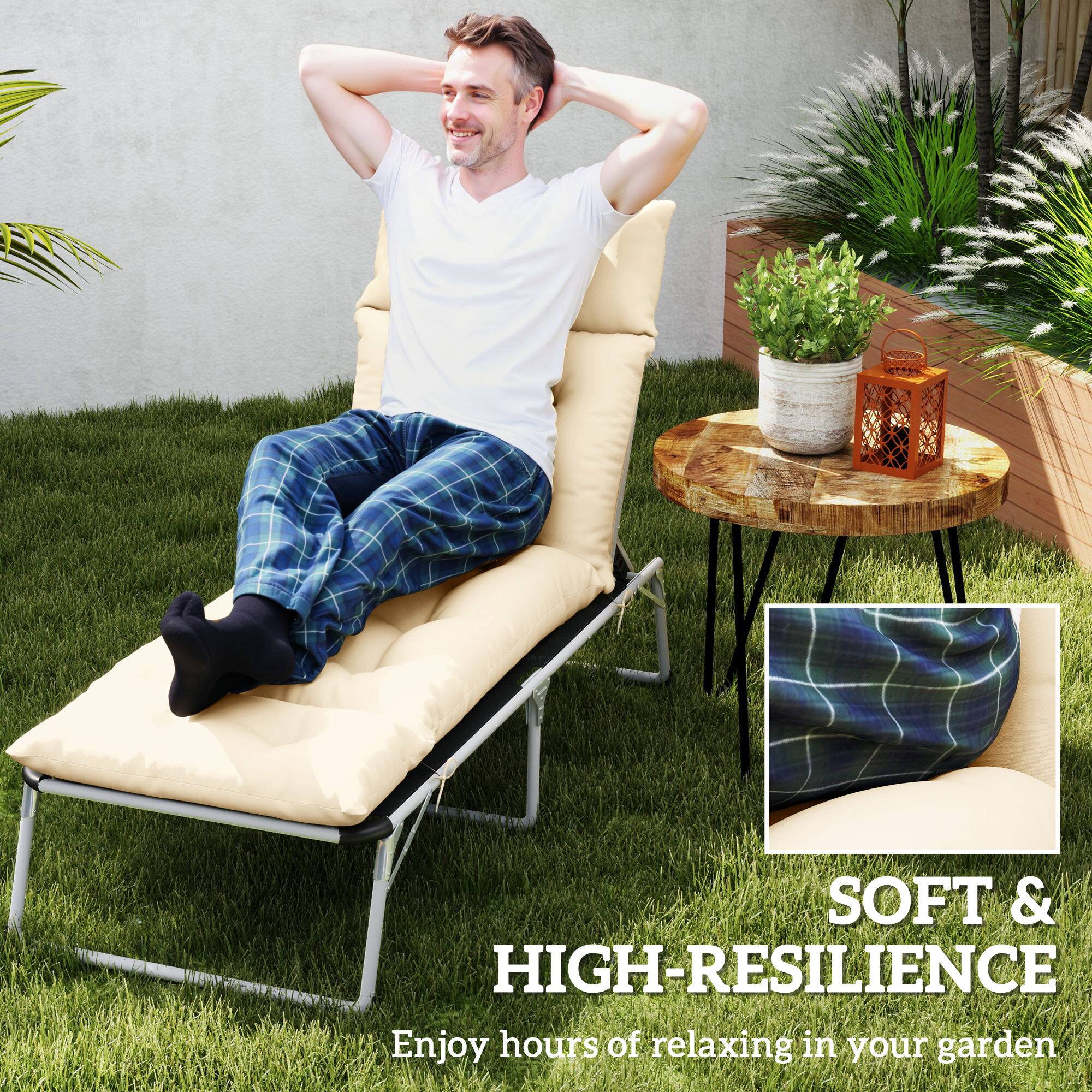 SOFT & HIGH-RESILIENCE
Enjoy hours of relaxing in your garden