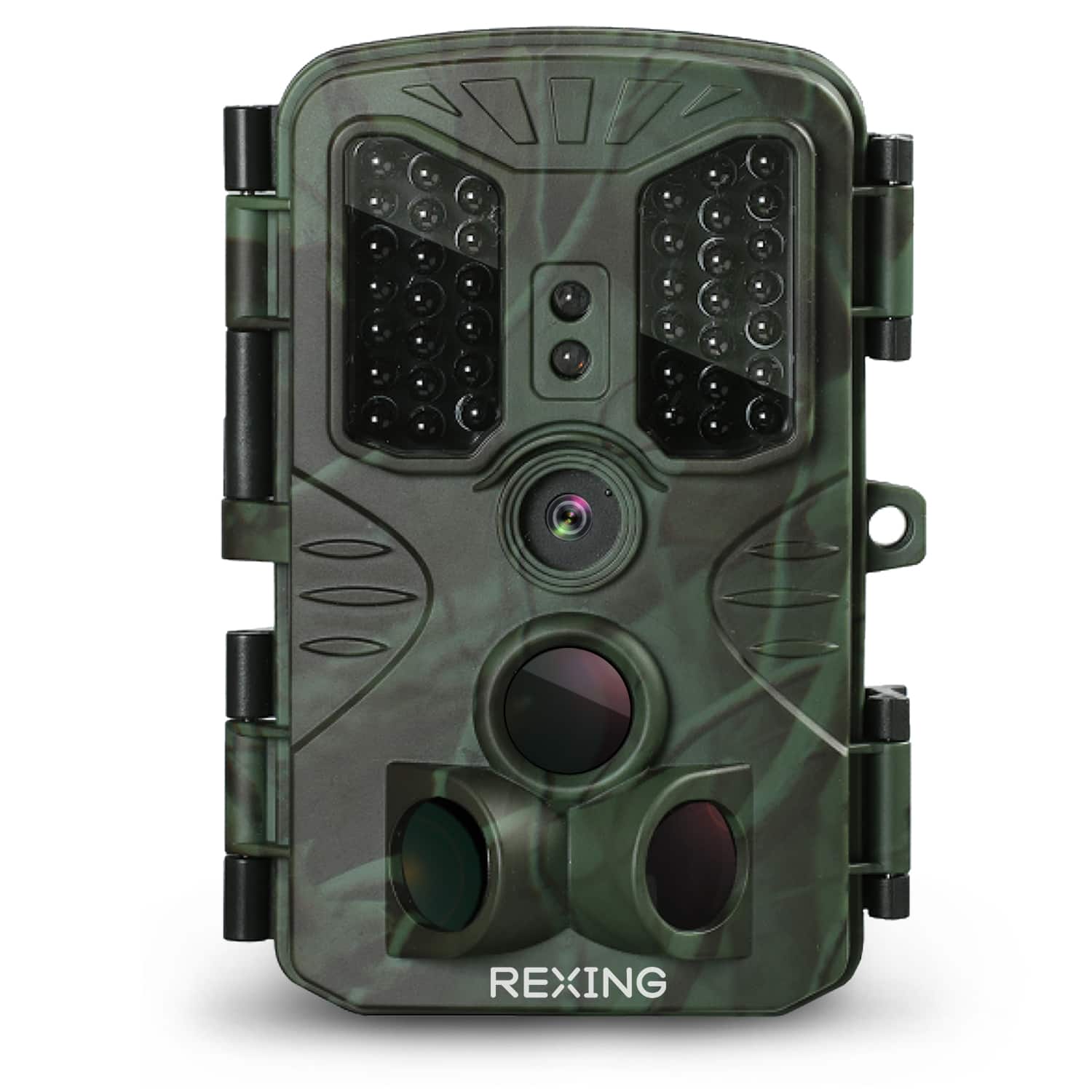 Front. Rexing - H1 Blackhawk Trail Camera with Day and Night Ultra Fast Motion Detection - Green.
