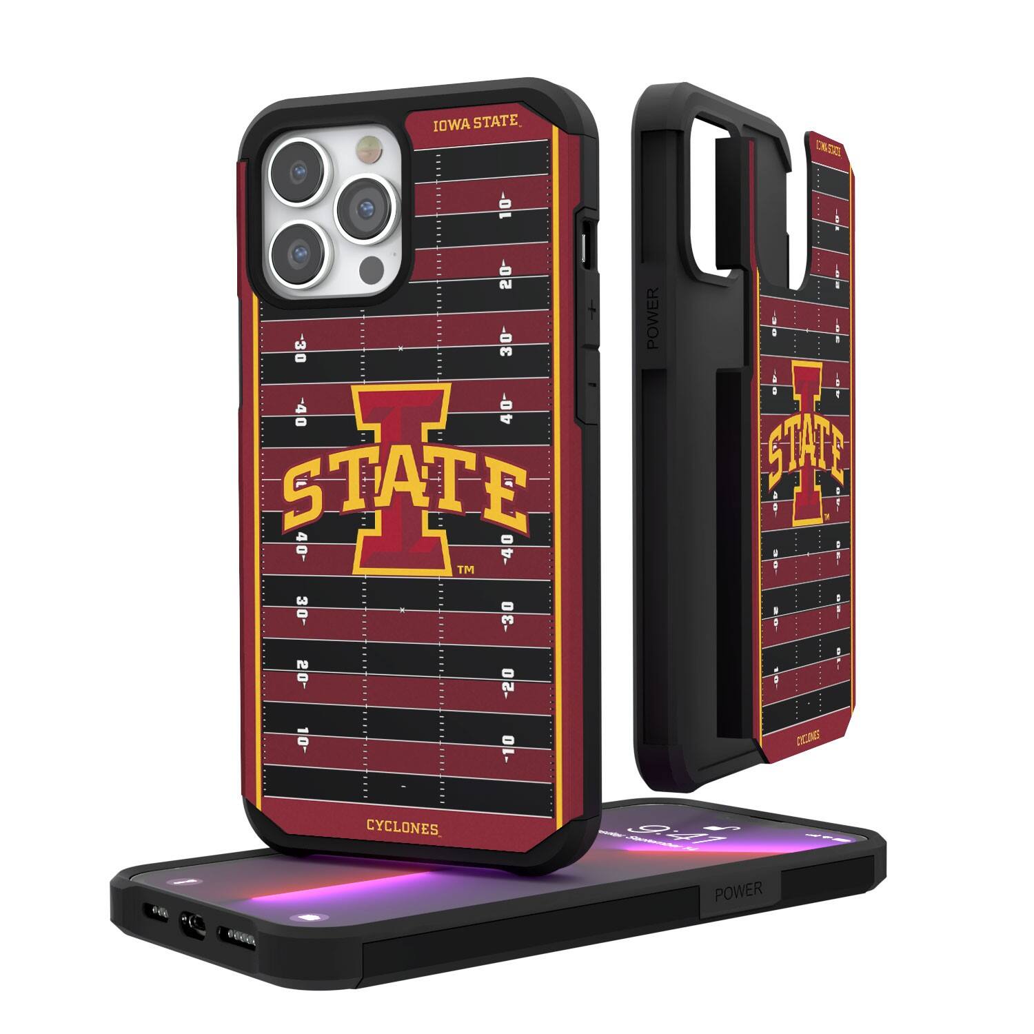 Keyscaper - NCAA - Iowa State Cyclones Field iPhone Rugged Case - 15 Plus - Multicolor price history on PriceWatchPro