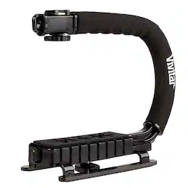 Vivitar - VPT200 Sports Action Grip for Camera and Camcorder Black with Smart Phone Holder
