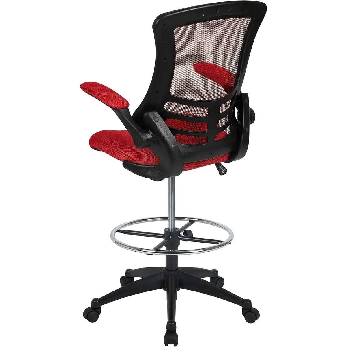 Alt View 7. Platinum-Level - Ergonomic Mesh Office Chair with Flip-Up Armrests and Adjustable Height - Black.
