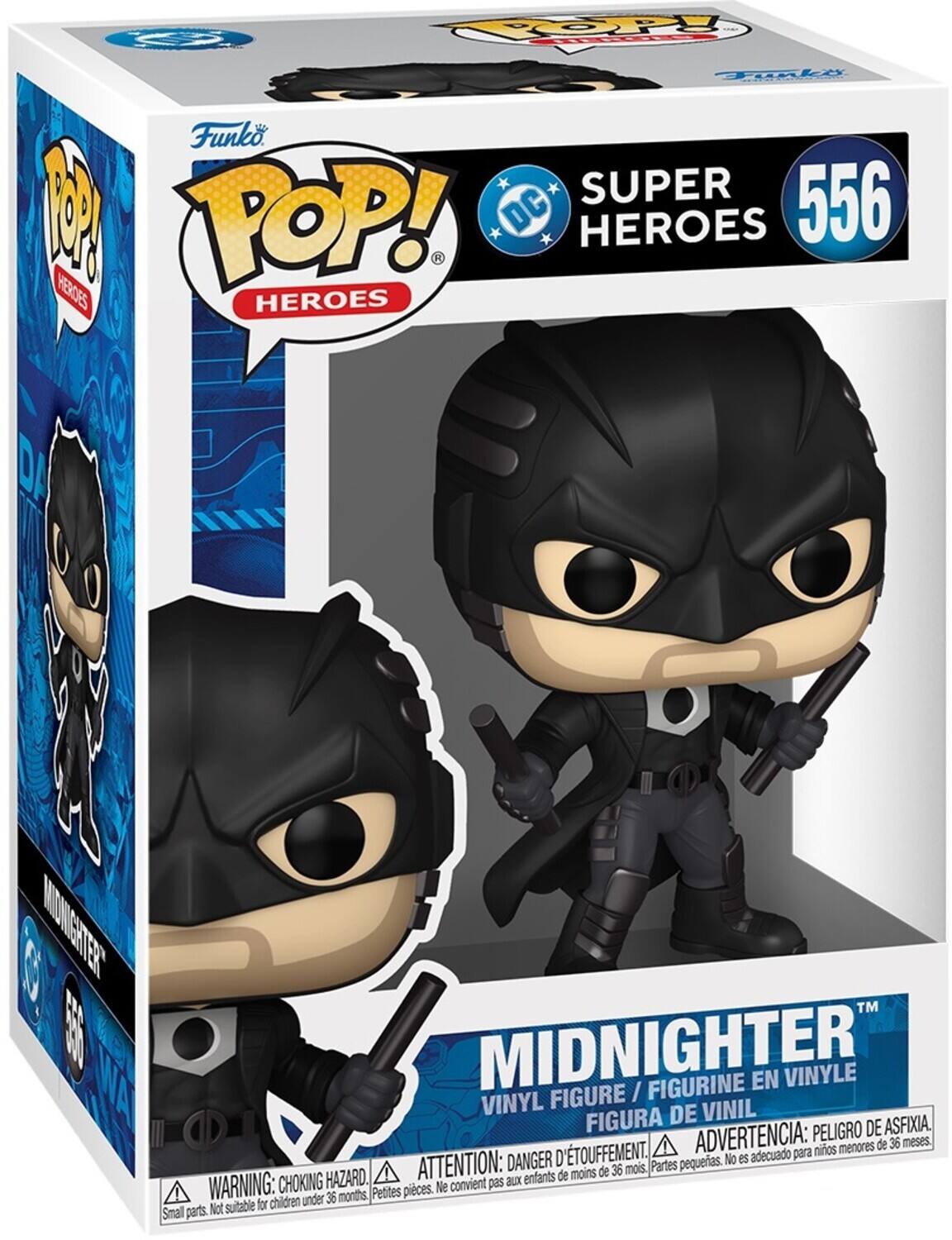 TOOPY ly 4 Funko. SUPER 556 1 POP! * DC HEROES 556 MIDNIGHTER TM FIGURINE EN VINYLE FIGURE / VINYL DE VINIL FIGURA DE VINIL. WARNING: CHOKING HAZARD. ATTENTION: DANGER PEQUERIAS. ADVERTENCIA: PEQUEÑAS PIEZAS. Ne convient pas aux enfants de moins de 36 mois. Not suitable for children under 36 months.