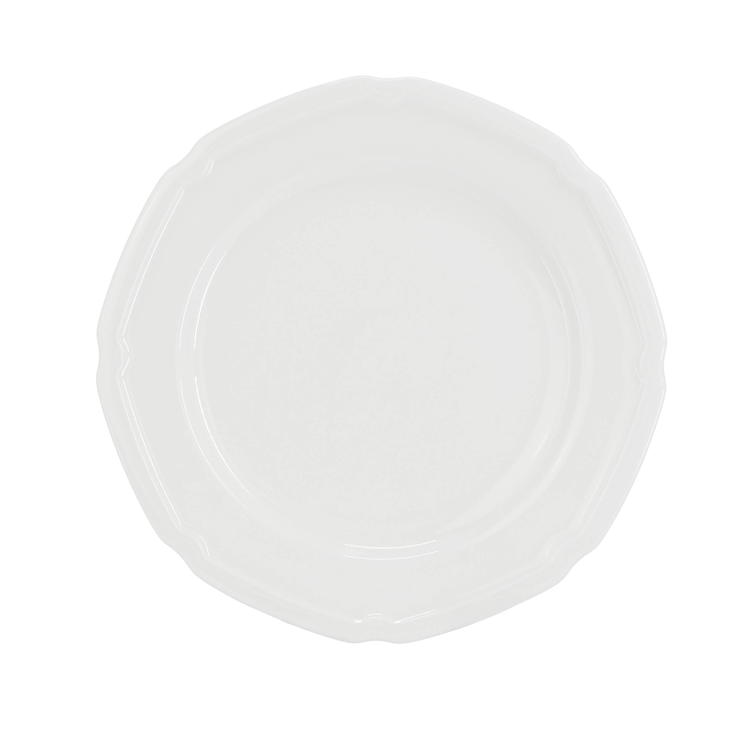 Alt View 3. Meritage - Meritage Bavaria 16 Piece Scallop Rim Bone China Dinnerware Set in White - White.