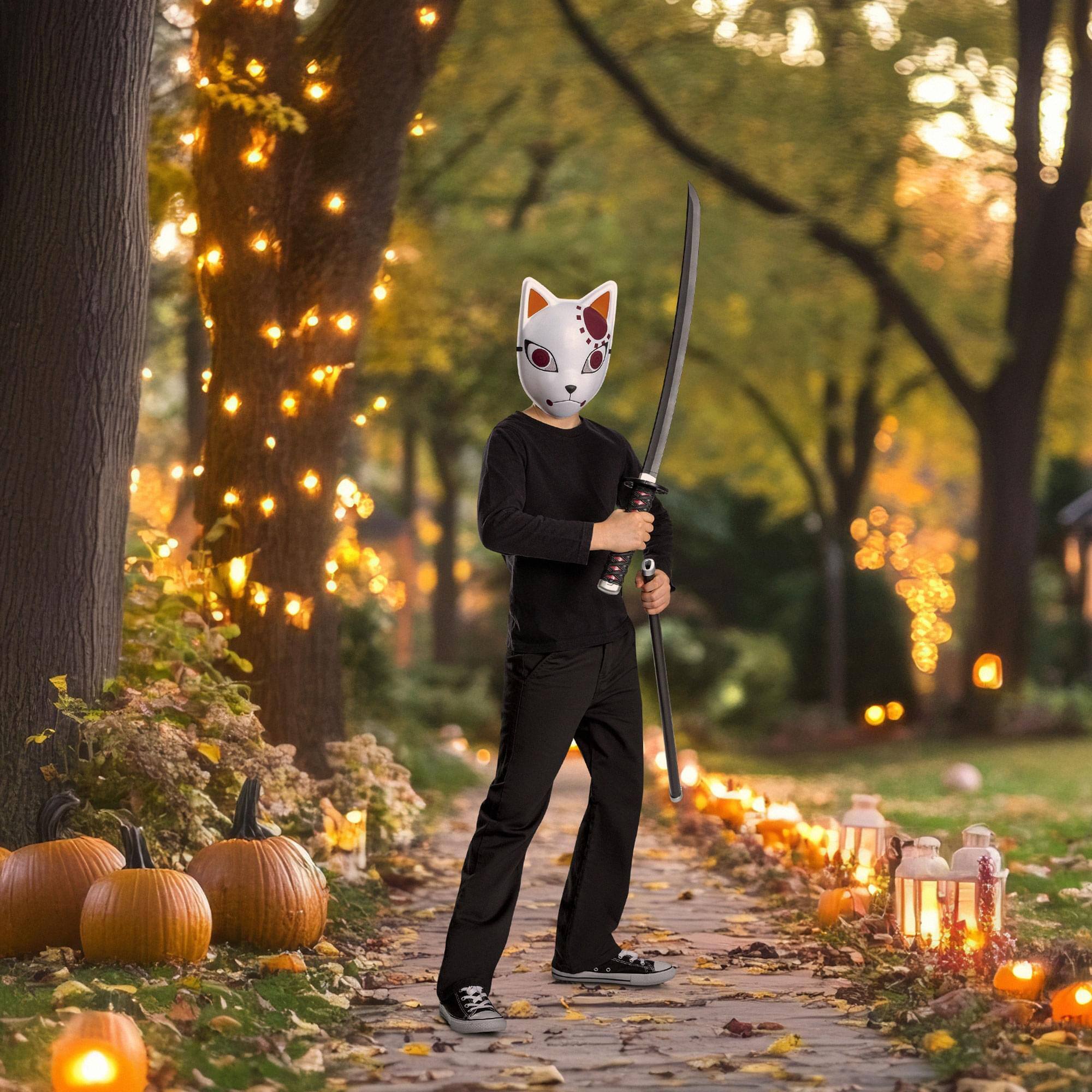 Alt View 2. Disguise - Demon Slayer Deluxe Tanjiro Costume Sword - Silver.