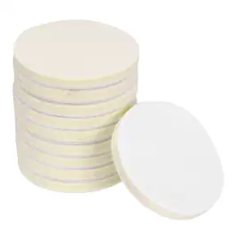 Unique Bargains - 10pcs Wool Felt Polishing Pads, 3 Inch Buffing Wheel Polish Pad Hook & Loop for Car Glass Plastic Metal Stone