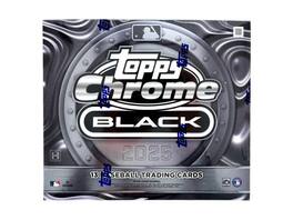 2025 Topps Chrome Black Baseball Hobby Box