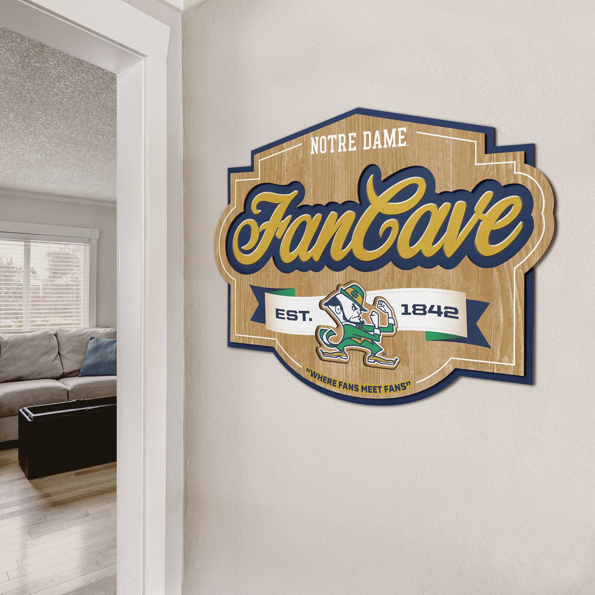 NOTRE DAME  
FanCave  
EST. 1842  
"WHERE FANS MEET FANS"