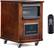 Front. Winado - 1500W Infrared Quartz Wood Cabinet Heater with Adjustable Thermostat,Tip-over protection and Overheat protection with Re - Brown.