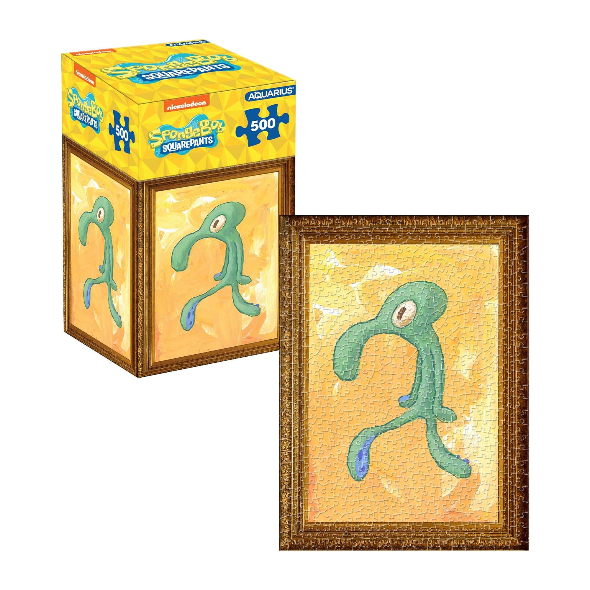 Nickelodeon - SpongeBob SquarePants Squidward "Bold and Brash" 500 Piece Jigsaw Puzzle - Multi-Colored