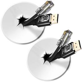 Fosmon - Wall Grommets For Cables, TV Wire Hider Kit for Wall Mount TV, Silicone Grommet Wall Plate Pass Throughs - White