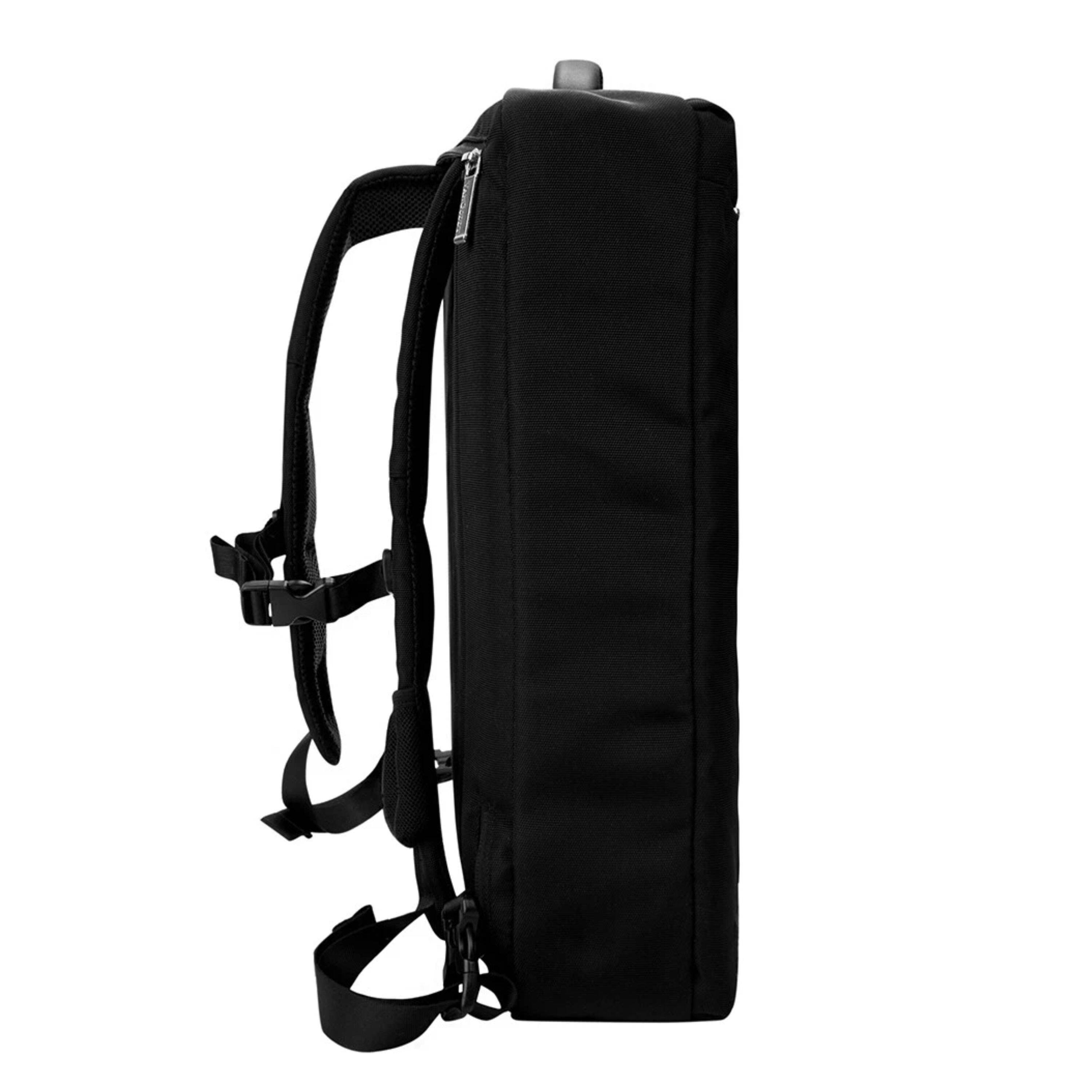 Back. Kitcheniva - Nylon Carry Case Backpack Messenger Bag For 13" Tablet - Black.