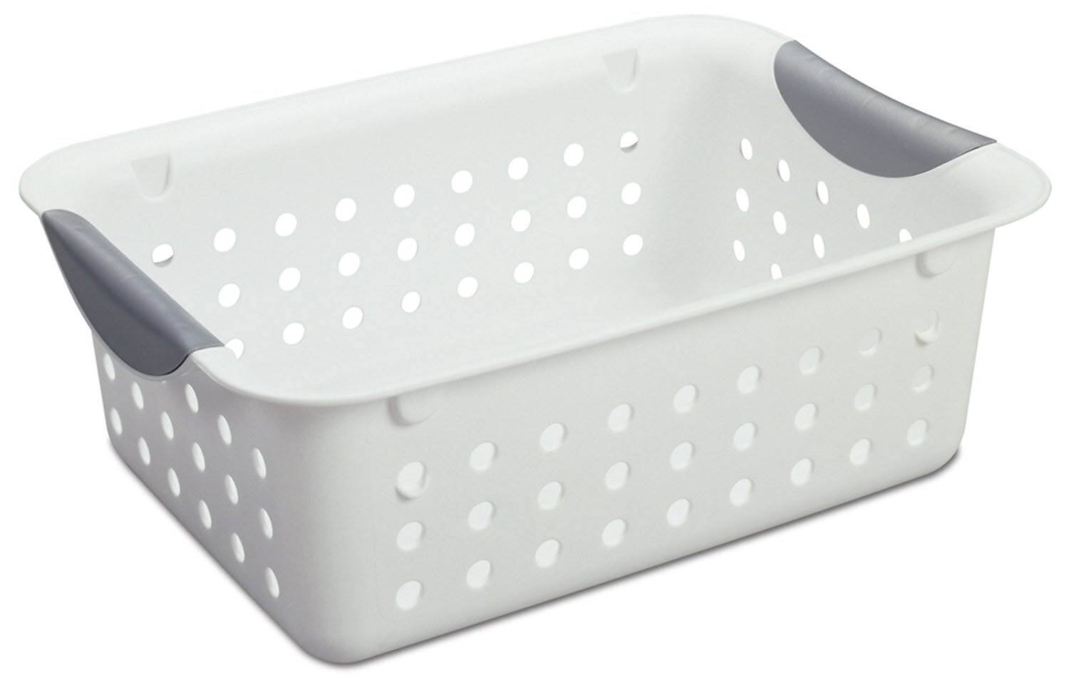 Alt View 6. Sterilite - Sterilite Medium & Small Ultra Plastic Storage Bin Organizer Basket (18 Pack).
