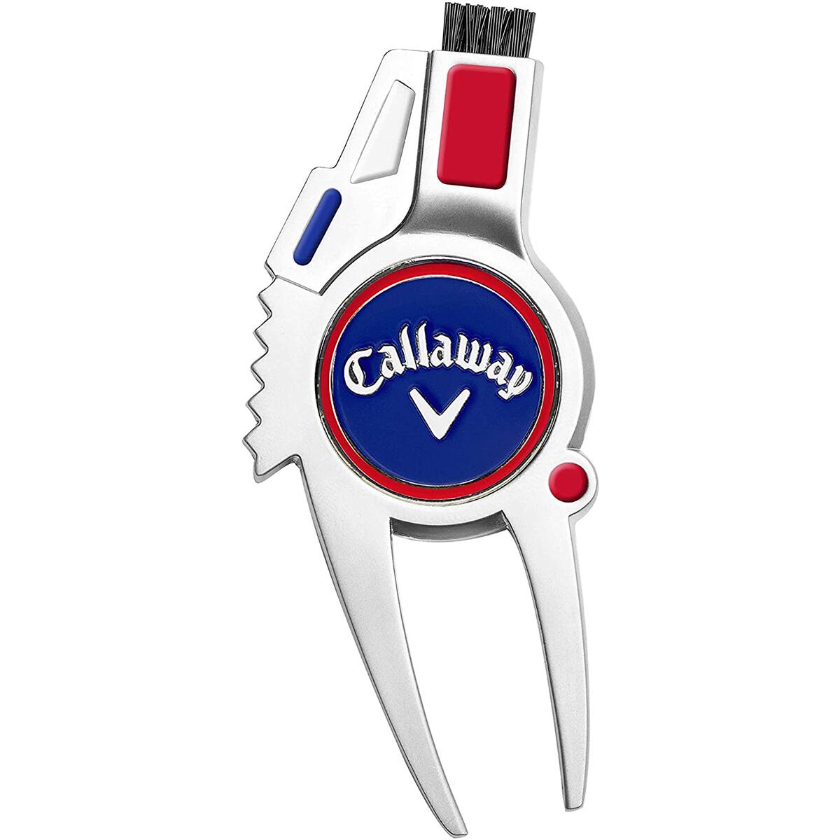 Alt View 1. Callaway - Callaway Golf 4-in-1 Divot Repair Tool - Red/White/Blue - Red/White/Blue.