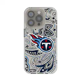 Keyscaper - NFL - Tennessee Titans iPhone Clear Paisley Design Case - 16e - Multicolor