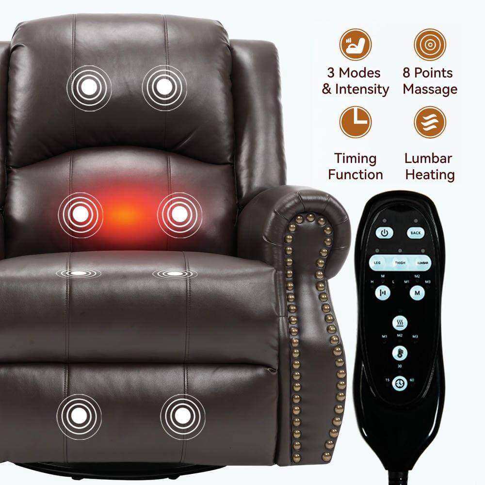3 Modes & Intensity  
8 Points Massage  
Timing Function  
Lumbar Heating