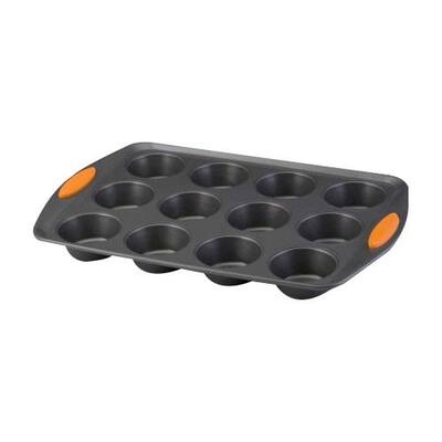 Rachael Ray - Oven Lovin' Yum-O! 12-Cup Muffin Pan - Gray