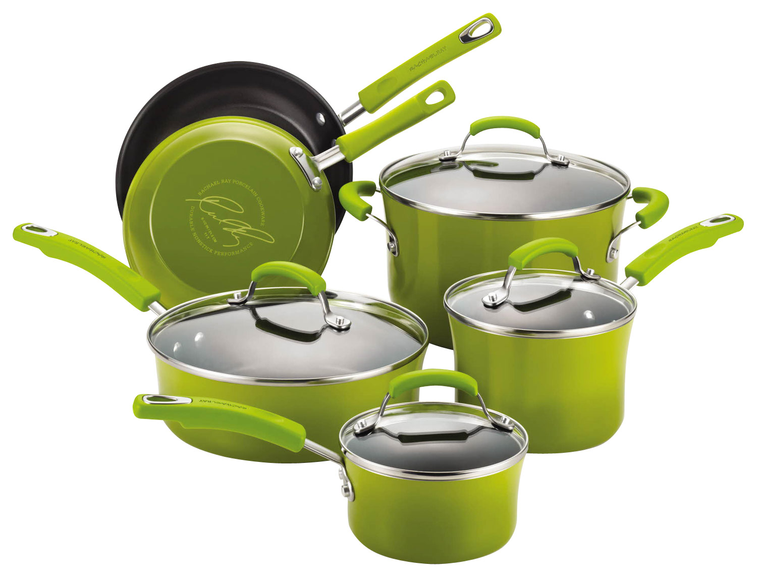 CAROTE 12pcs Nonstick Cookware Set, Heavy-duty Pots and Pans Set, Induction  Kitchen Pans for Cooking, Garden Green Cooking Pot