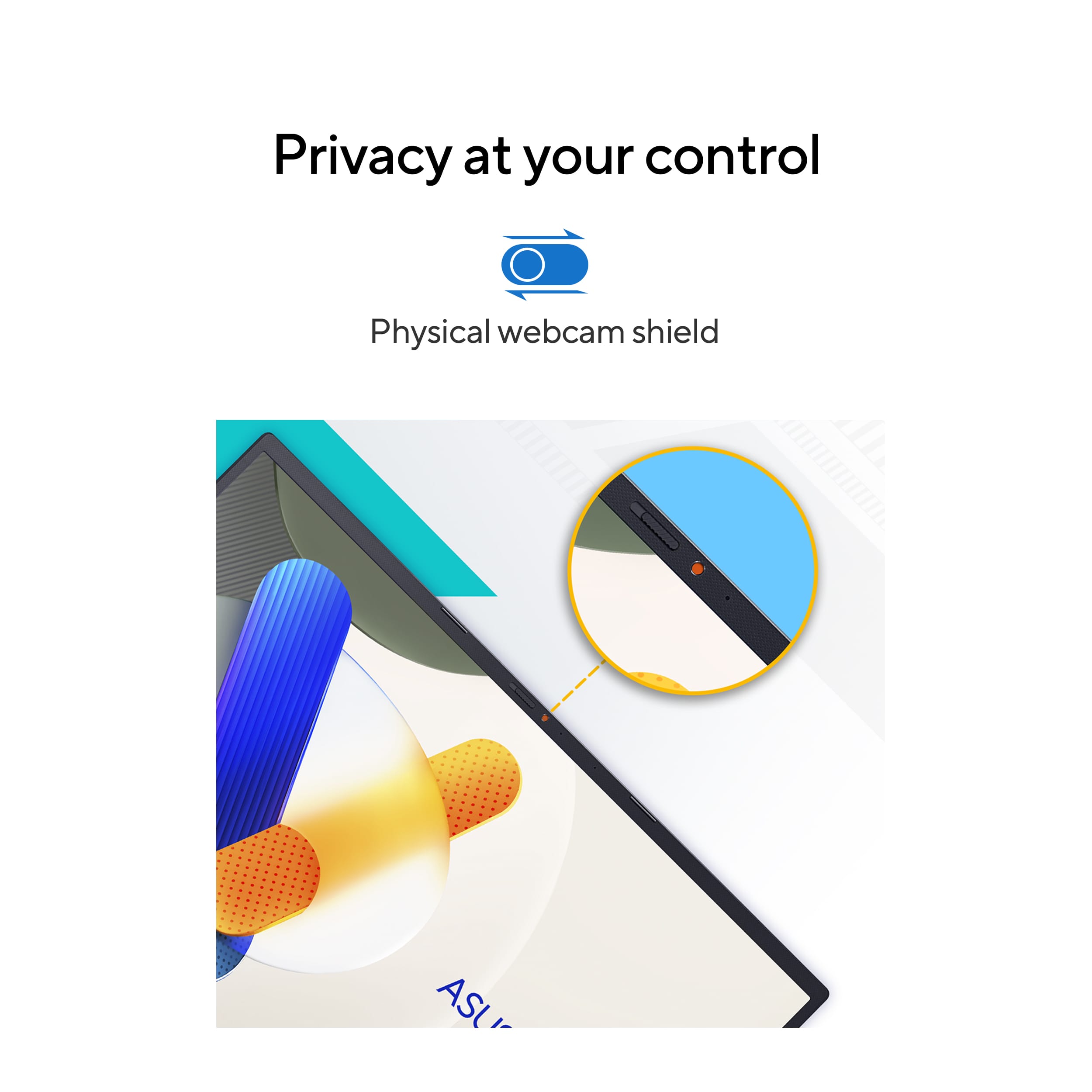 Privacy at your control Physical webcam shield ASU