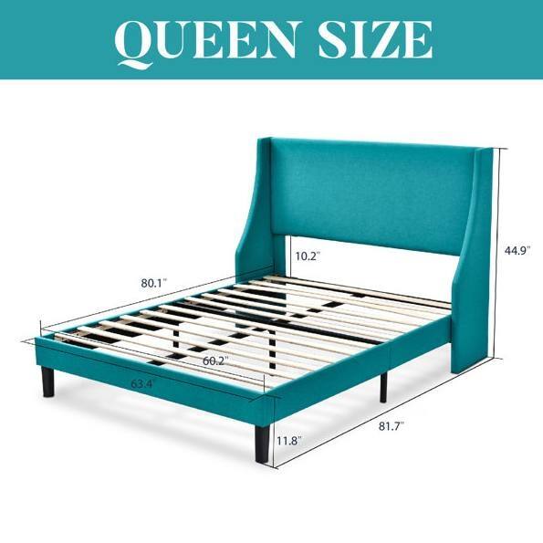 Queen Size
10.2"
44.9"
80.1"
60.2"
63.4"
11.8"
81.7"