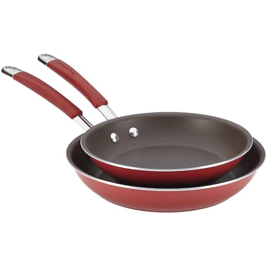 Rachael Ray Cucina Frying Pan Set Red 16342 Best Buy