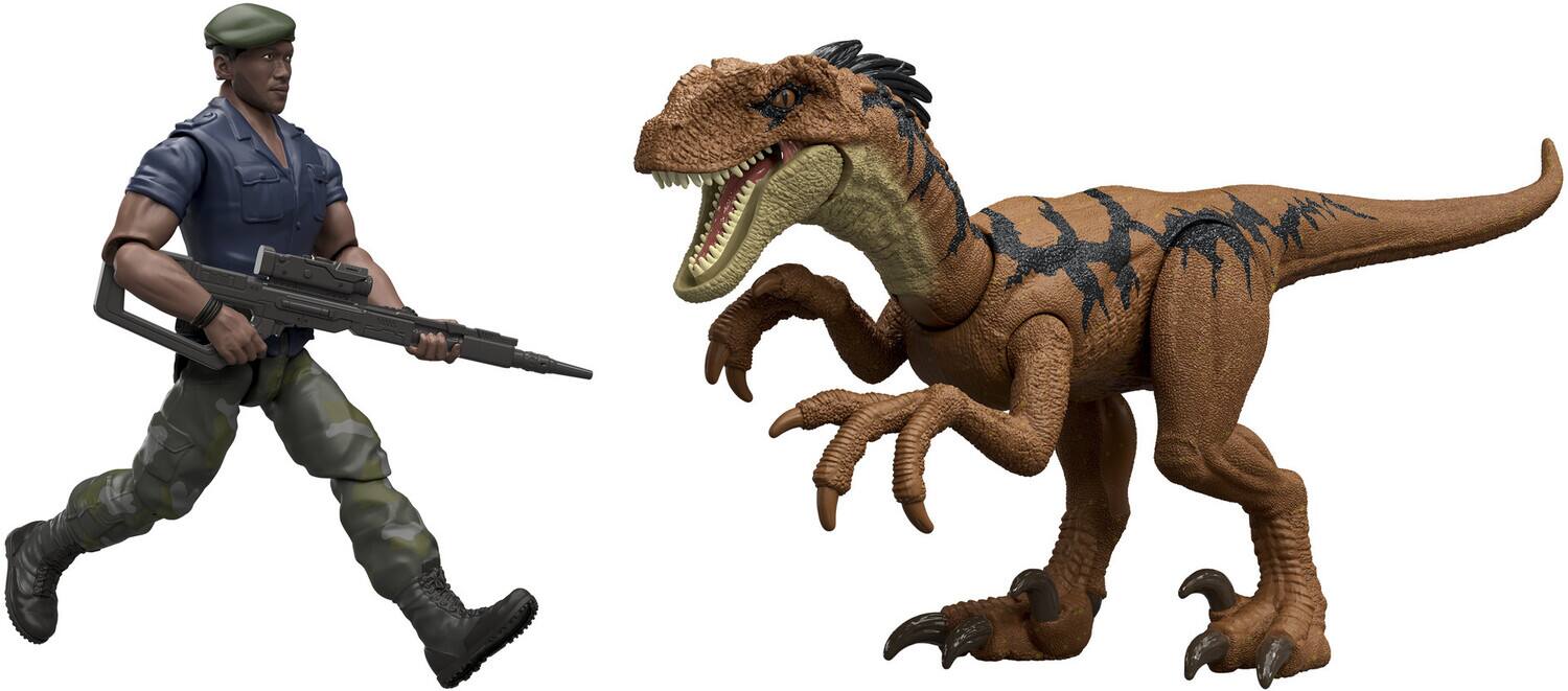 Mattel - Jurassic World: Rebirth Duncan Kincaid & Velociraptor Action Figure 2-Pack - COLLECTIBLES
