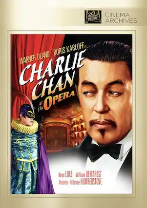 Front. Charlie Chan At The Opera - DVD.