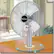 Angle Standard. Holmes - Desk Fan - Chrome.