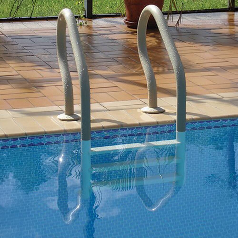 Alt View 1. Saftron - Saftron Swimming Pool & Spa Ladder Railing Anchor Socket Cover, Gray (1 Pair).
