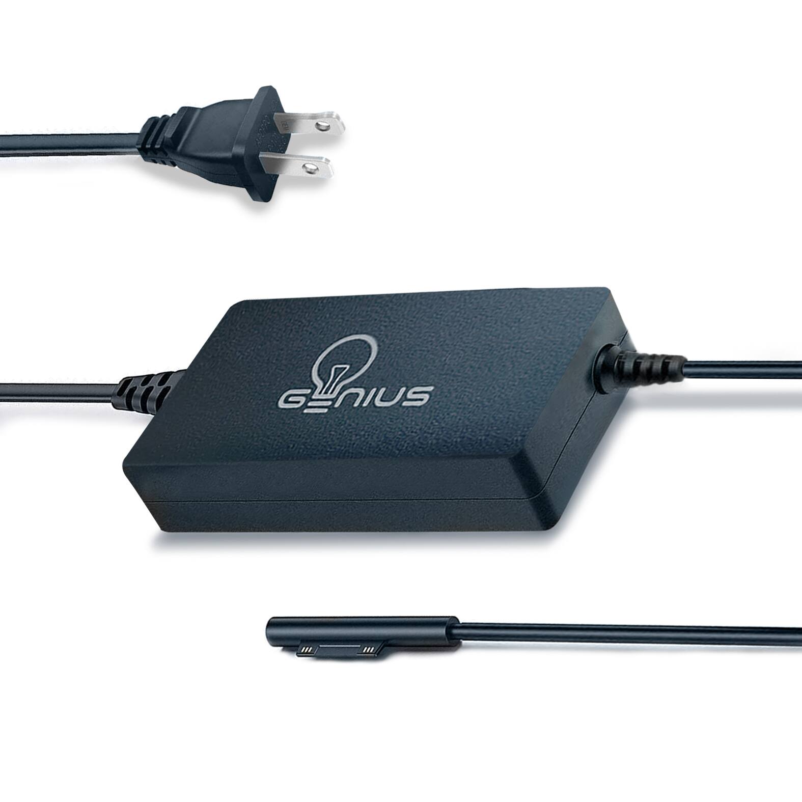 Alt View 1. Genius Products - 65W Surface Pro Laptop Charger - Black.