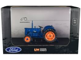 1962 Fordson Super Dexta Tractor Blue 1/32 Diecast Model by Universal Hobbies