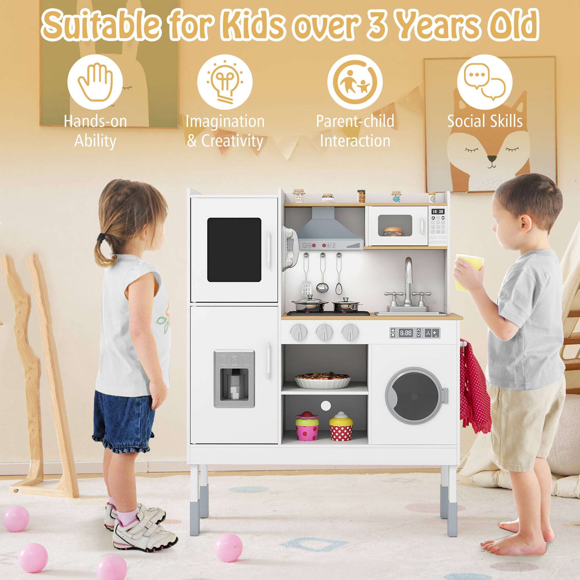 Suitable for Kids over 3 Years Old

- Hands-on Ability
- Imagination & Creativity
- Parent-child Interaction
- Social Skills