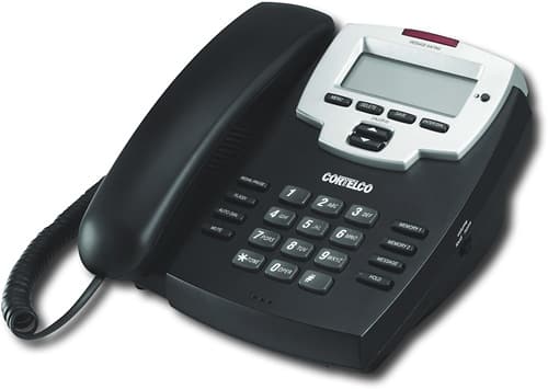 Cortelco Itt 9120 Corded Integrated Telephone System With Call Waiting Caller Id Black Itt 9120 Best Buy