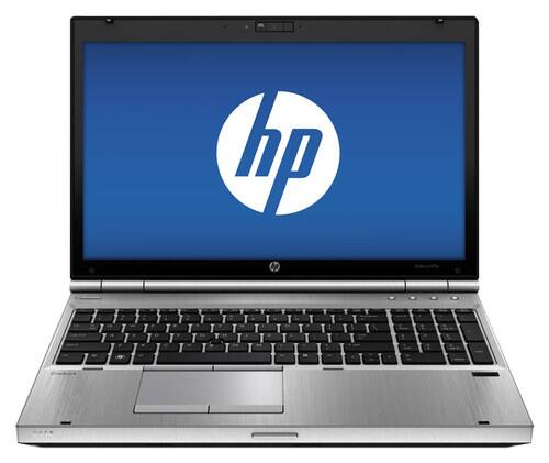 Front Standard. HP - EliteBook 15.6" Laptop - 4GB Memory - 500GB Hard Drive - Platinum.